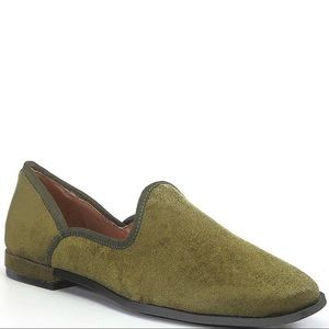 NWT Velvet olive green stylish loafers. Ships in original packaging.